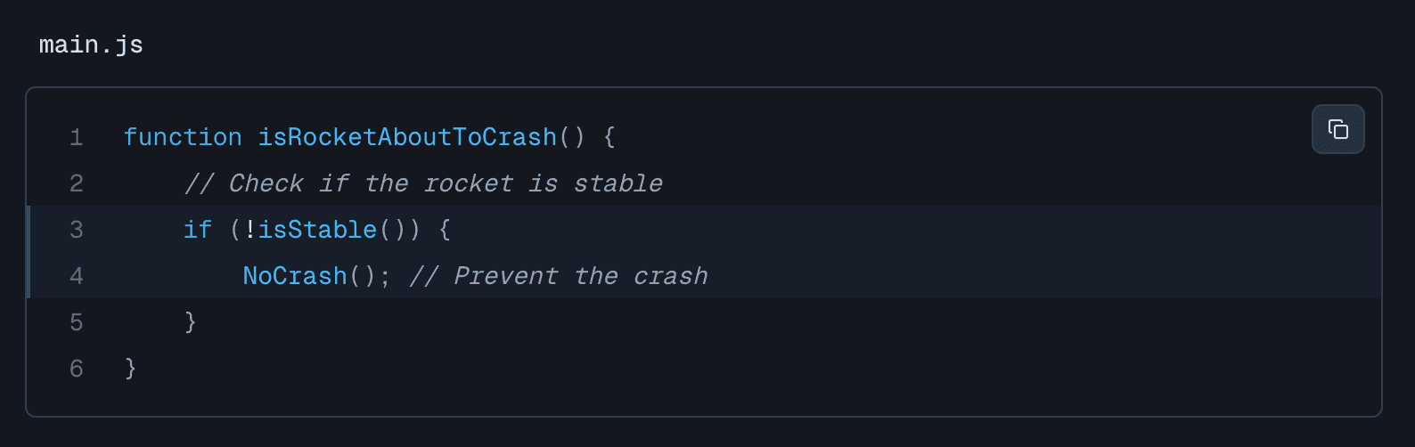 code block old
